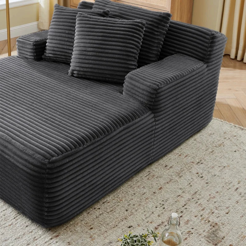 Solene Corduroy Lounge Chair