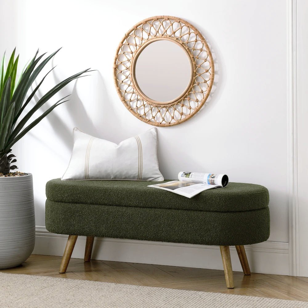 Elvarenae Avielle Oval Storage Bench