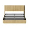 Fluted Platform Bed