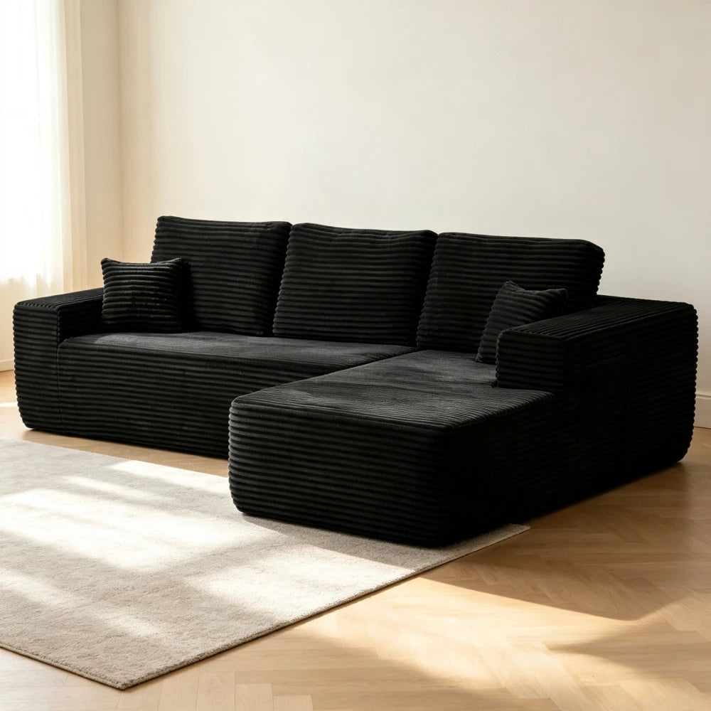 Kael Corduroy Boneless Sectional