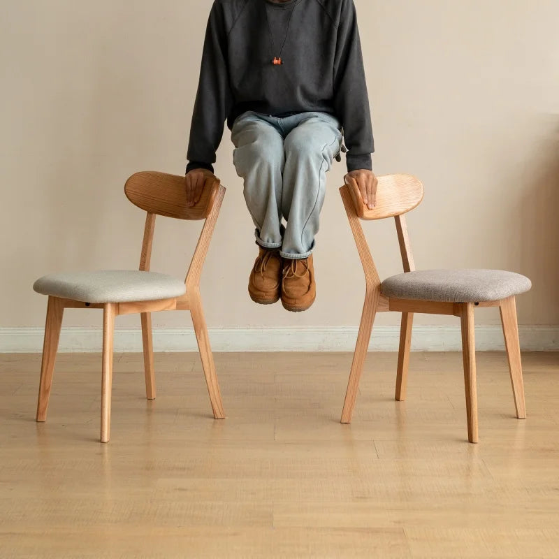 Orla Solid Wood Dining Chairs – Set of 2