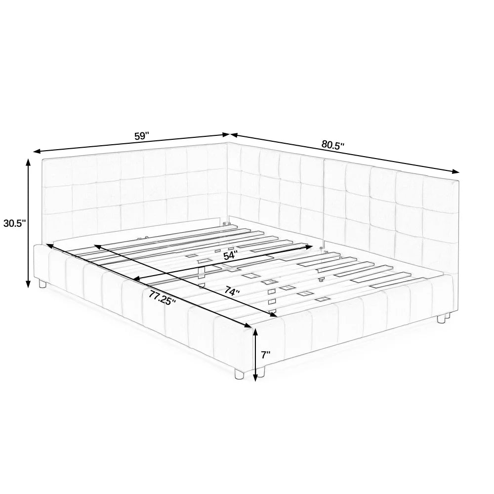 Tufted Corner Daybed