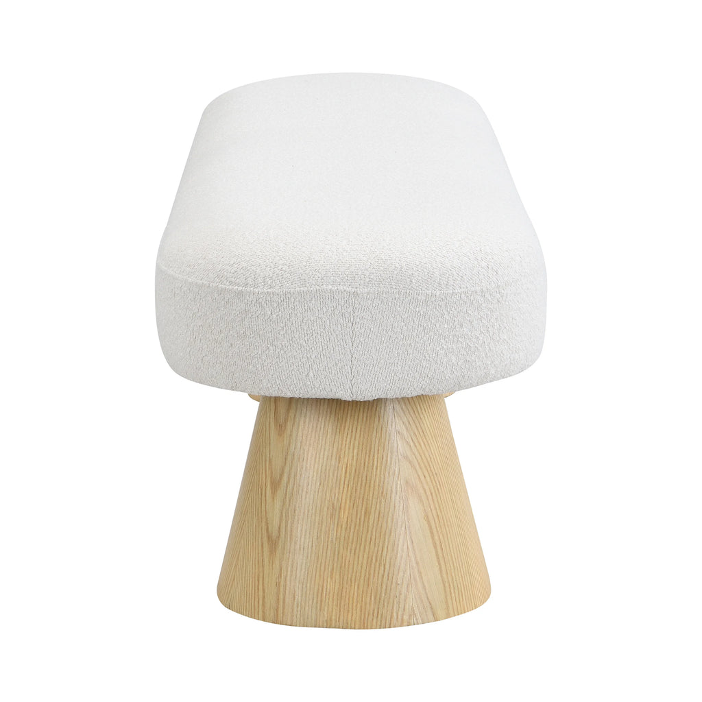 Elvarenae Orienne Bouclé Pedestal Bench
