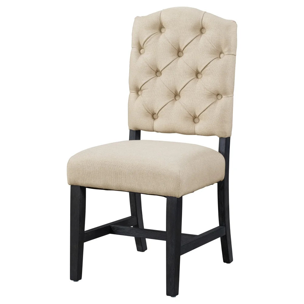 Celeste Tufted Dining Chairs – Set of 2