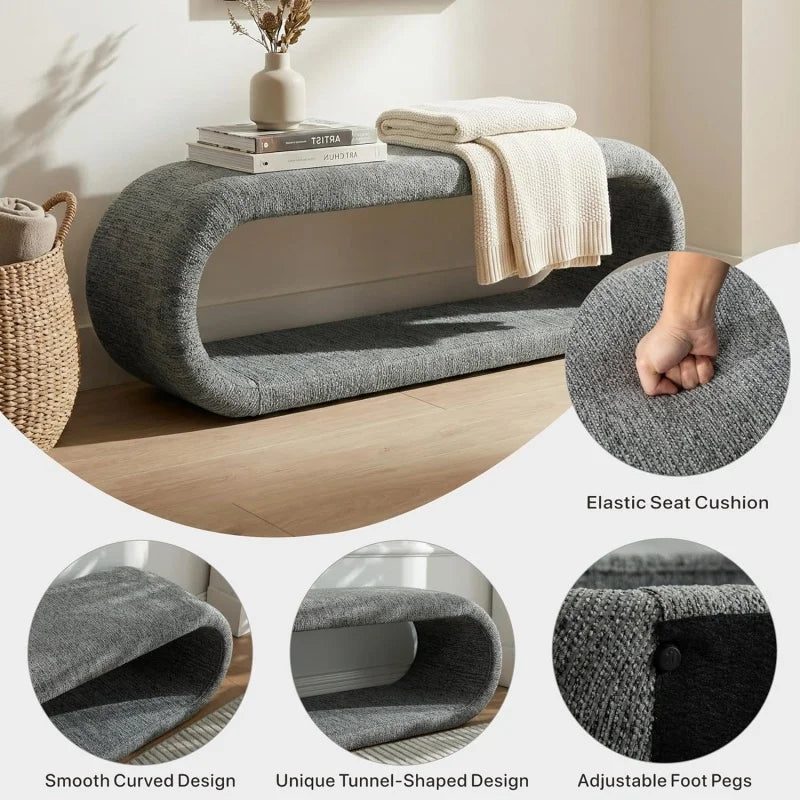 Orelle Open-Shelf Bench