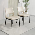 Solenne Minimalist Dining Chairs – Set of 2