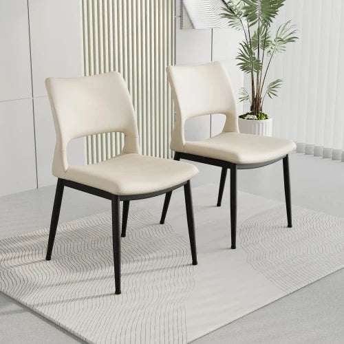 Solenne Minimalist Dining Chairs – Set of 2