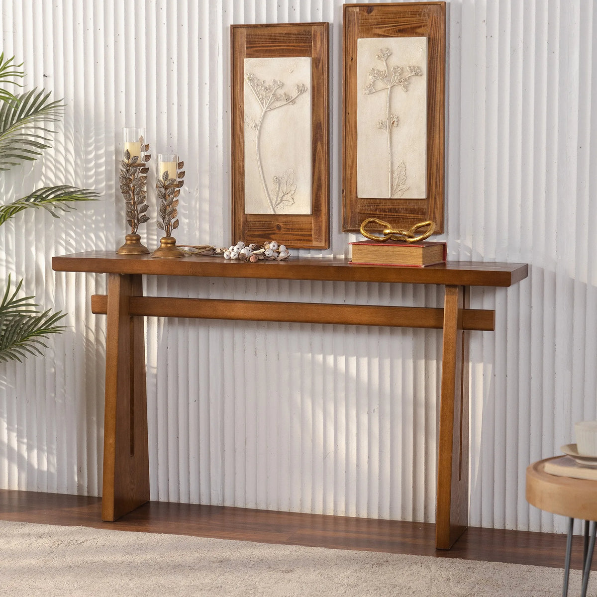 Alder Twin-Support Console Table