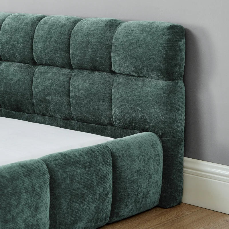 Block-Tufted Chenille Bed