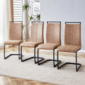 Celine Cane Dining Chairs - Set of 4