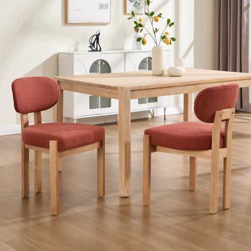 Odette Wood Dining Chairs – Set of 2