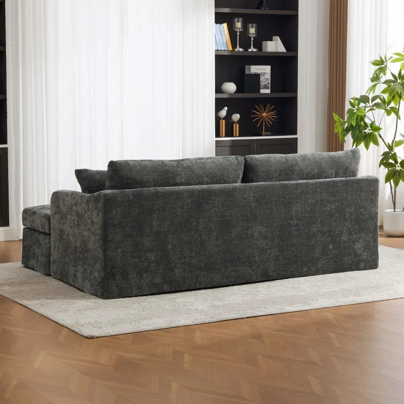 Brielle Chenille Tufted Sofa