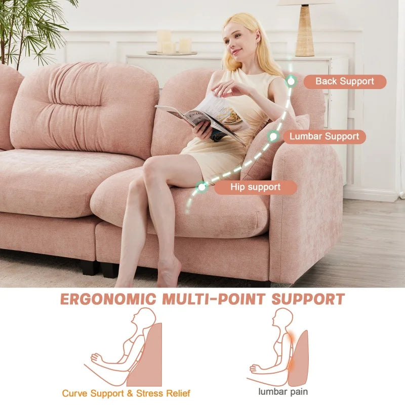 Rosalie Chenille Modular Sofa