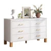 Framed Six-Drawer Dresser