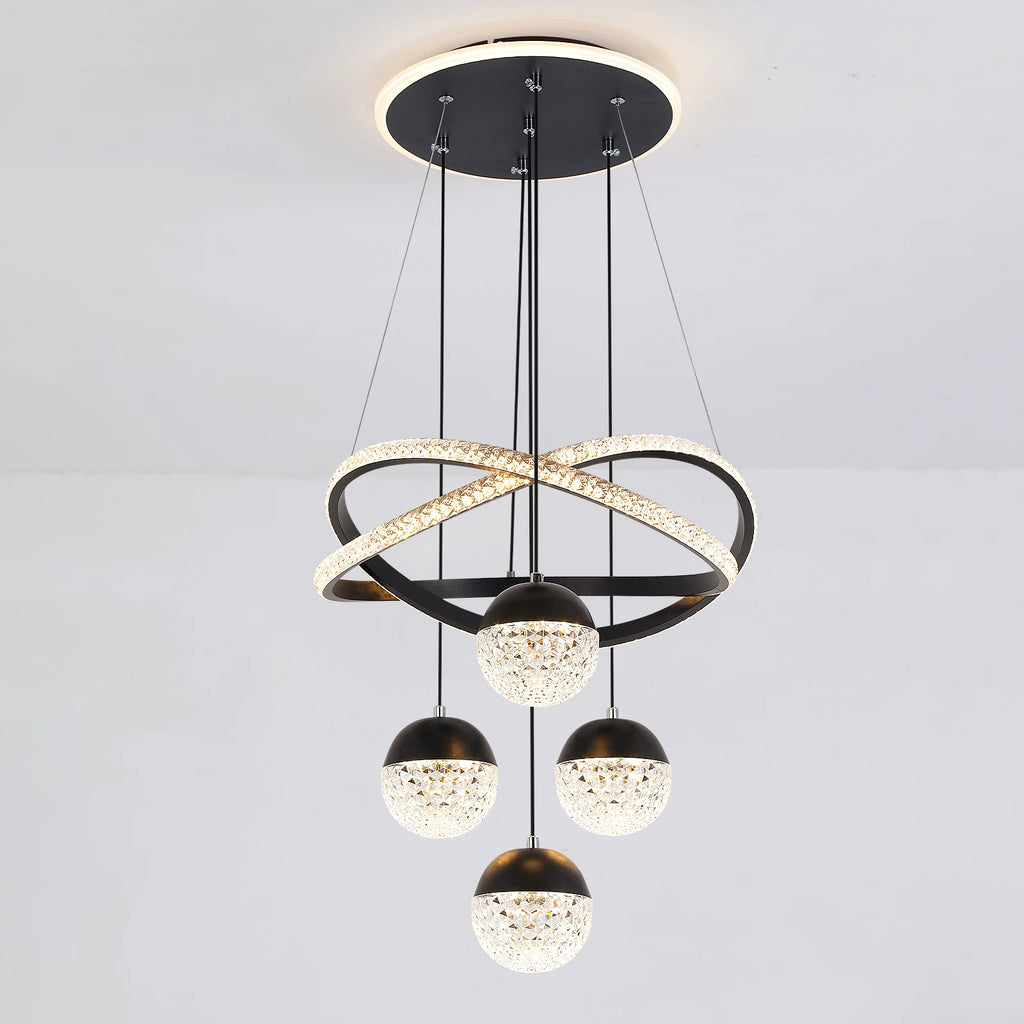 Lucienne Linear Globe Chandelier