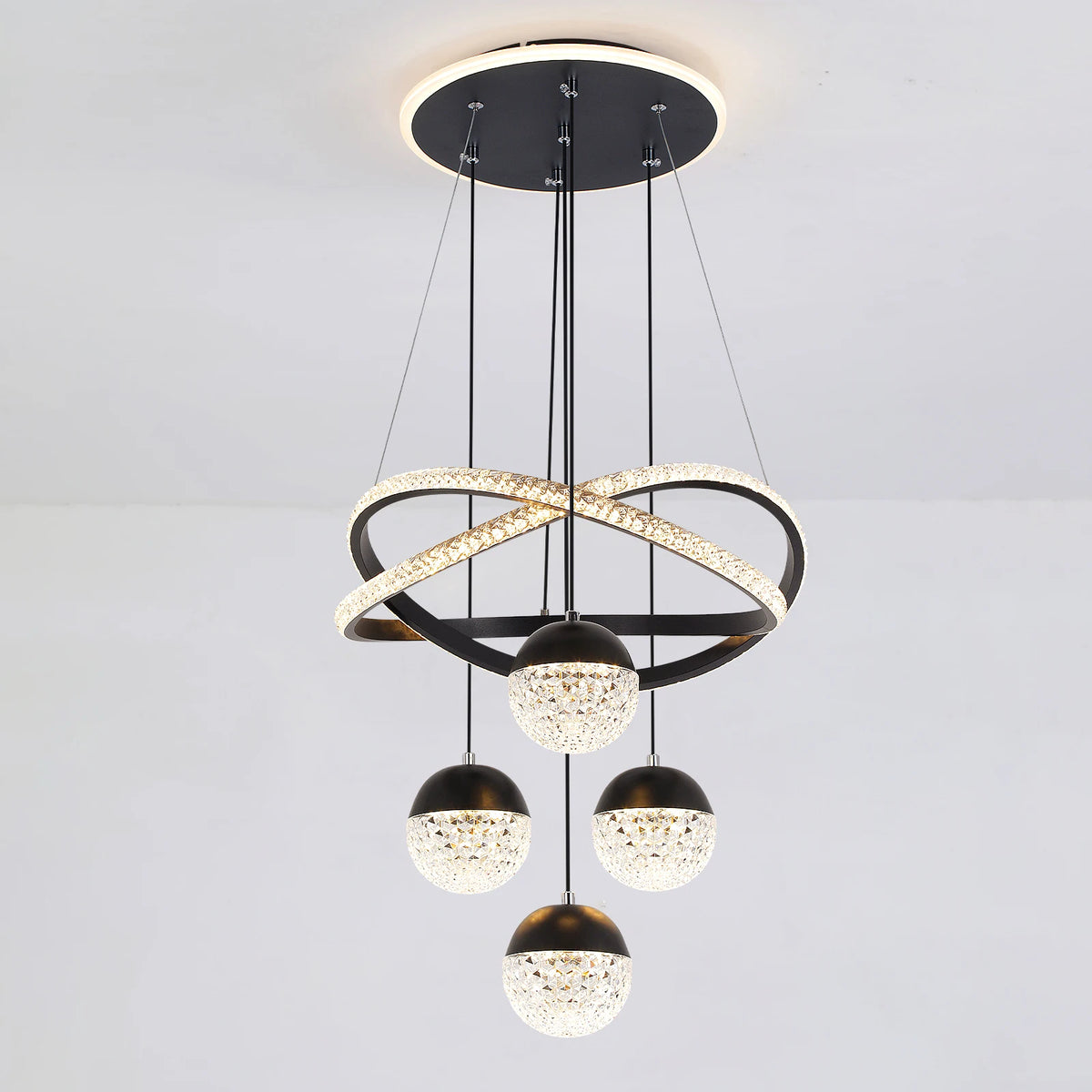 Lucienne Linear Globe Chandelier