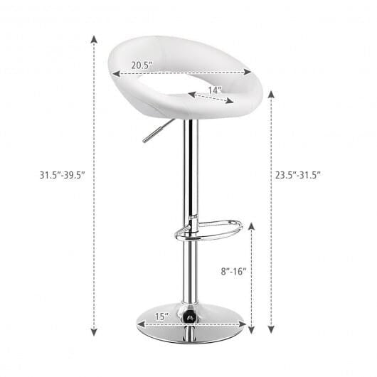 Arden Adjustable Bar Stools, Set of 2