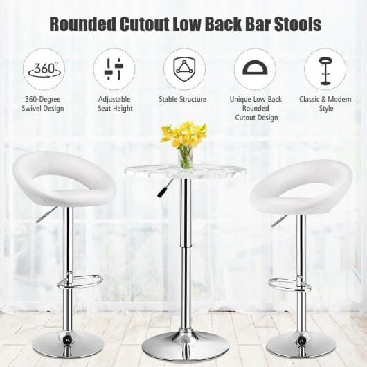 Arden Adjustable Bar Stools, Set of 2