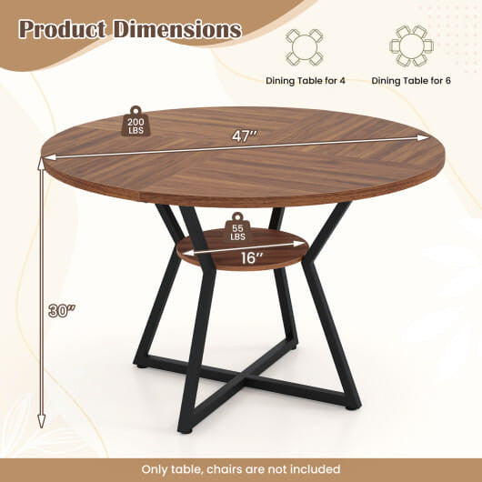 Lennox Round Dining Table