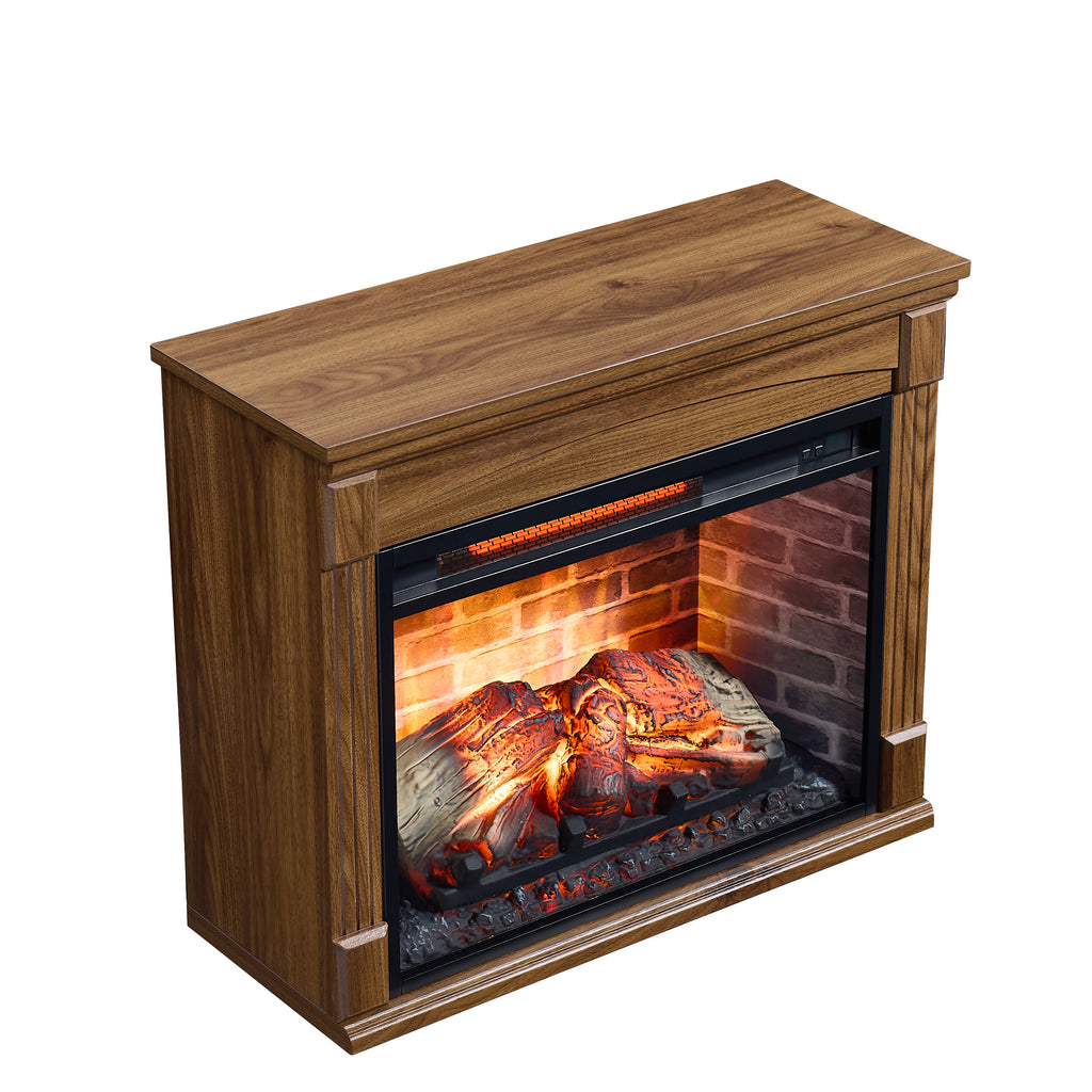 Walnut Fireplace Mantel