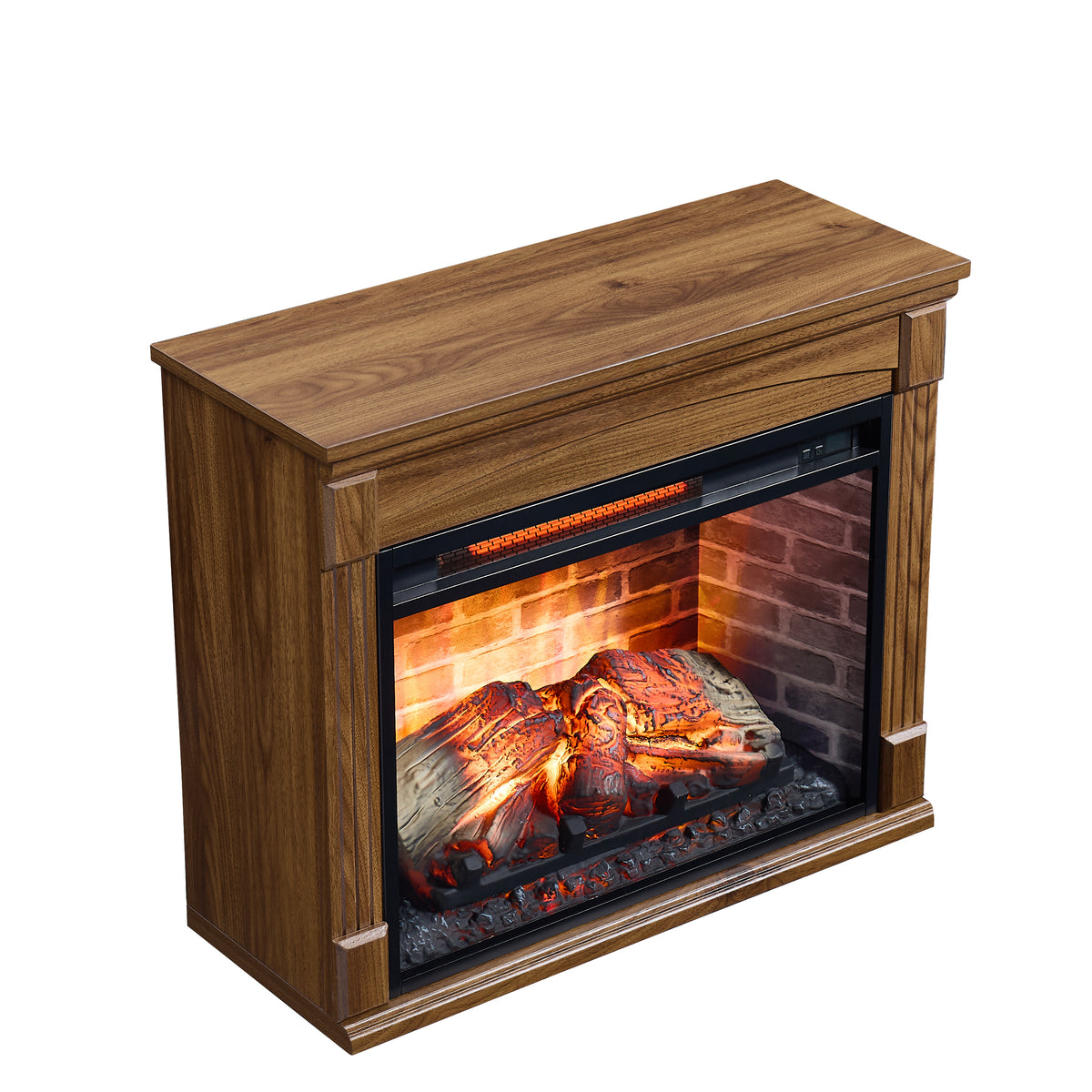 Walnut Fireplace Mantel