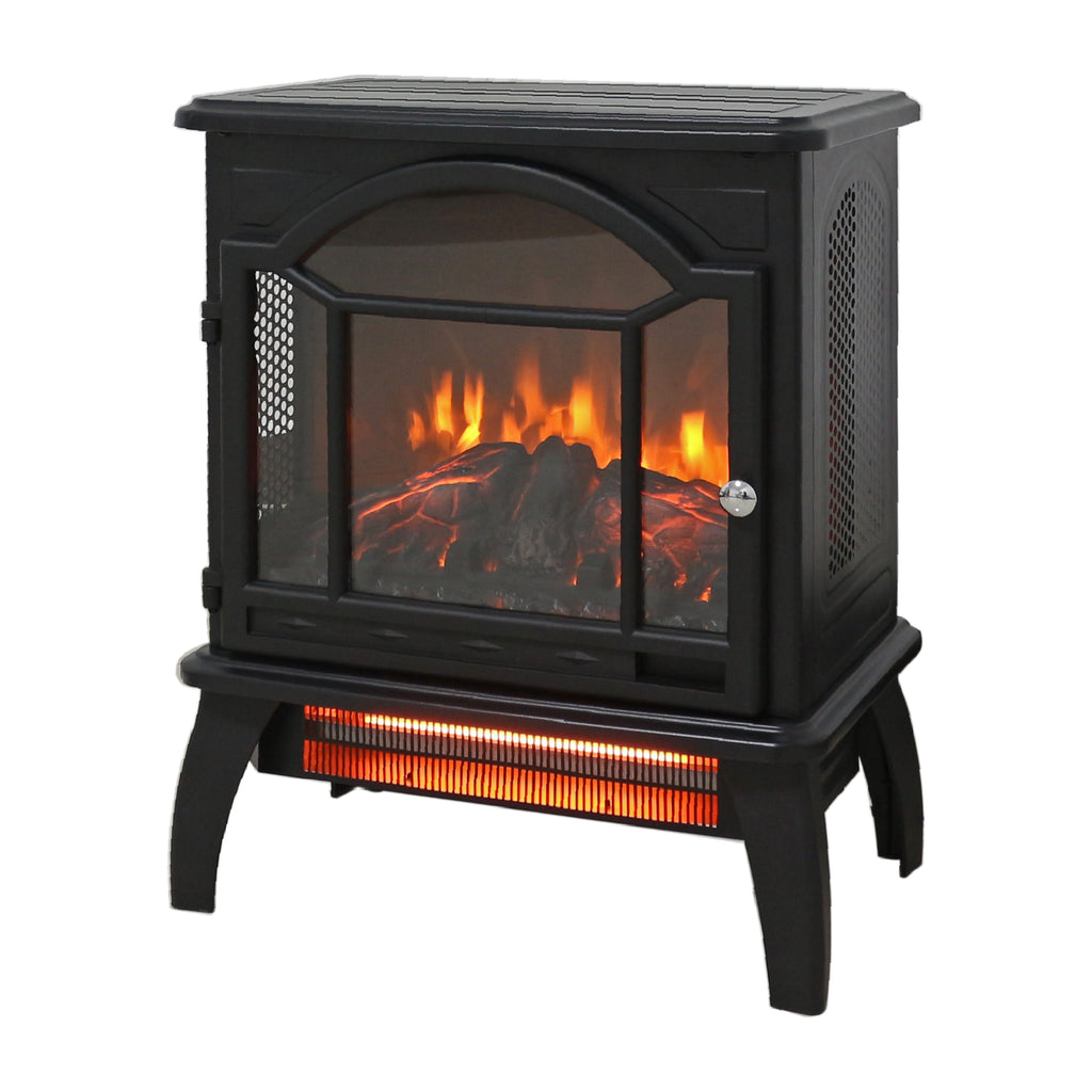 Black Stove Fireplace