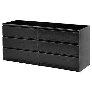 Low-Profile Six-Drawer Dresser