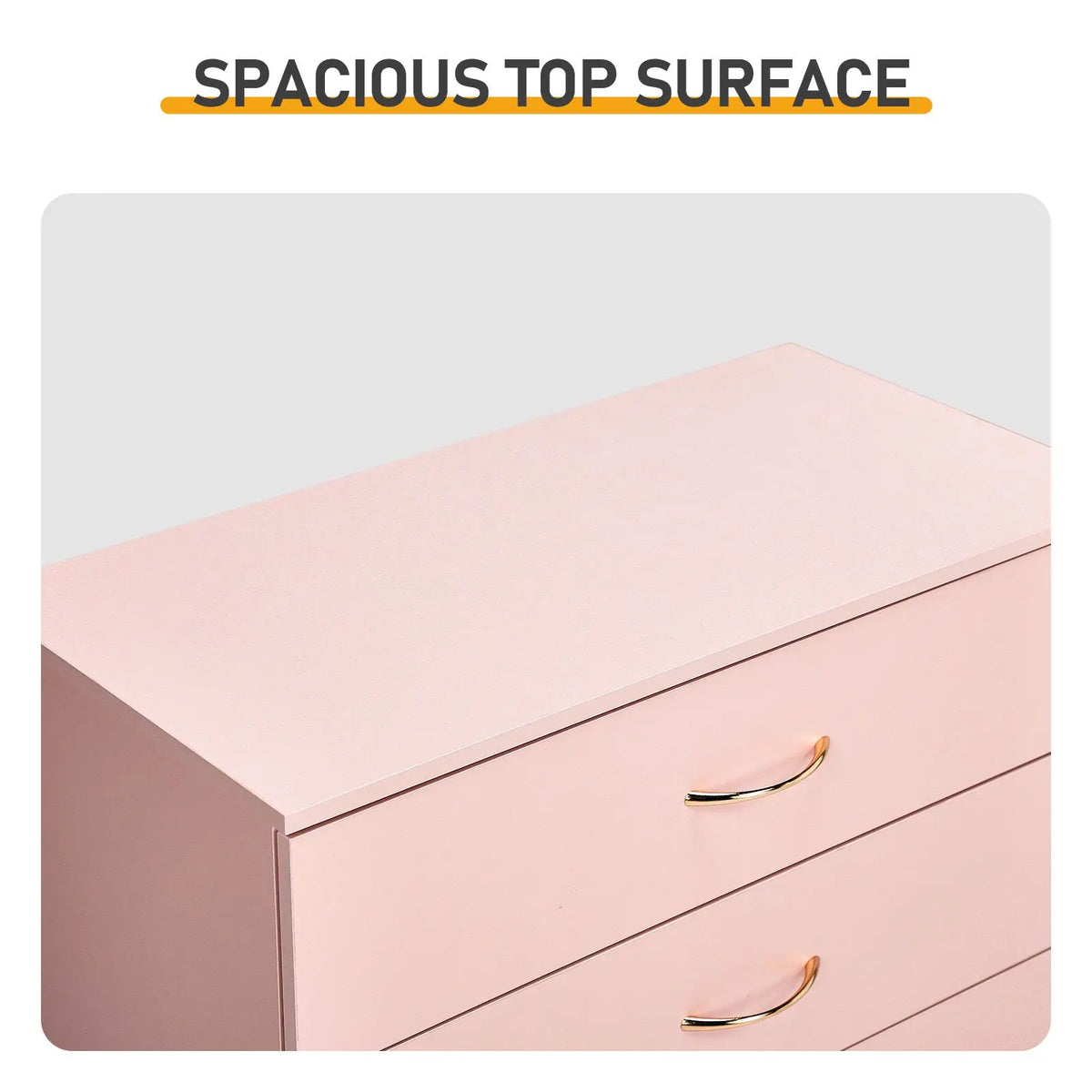 Blush Four-Drawer Dresser