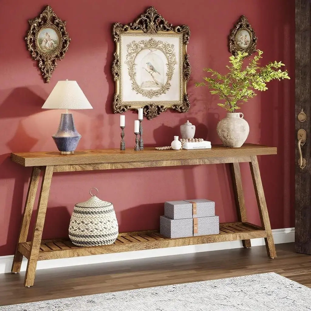 Haven Light-Wood Console Table