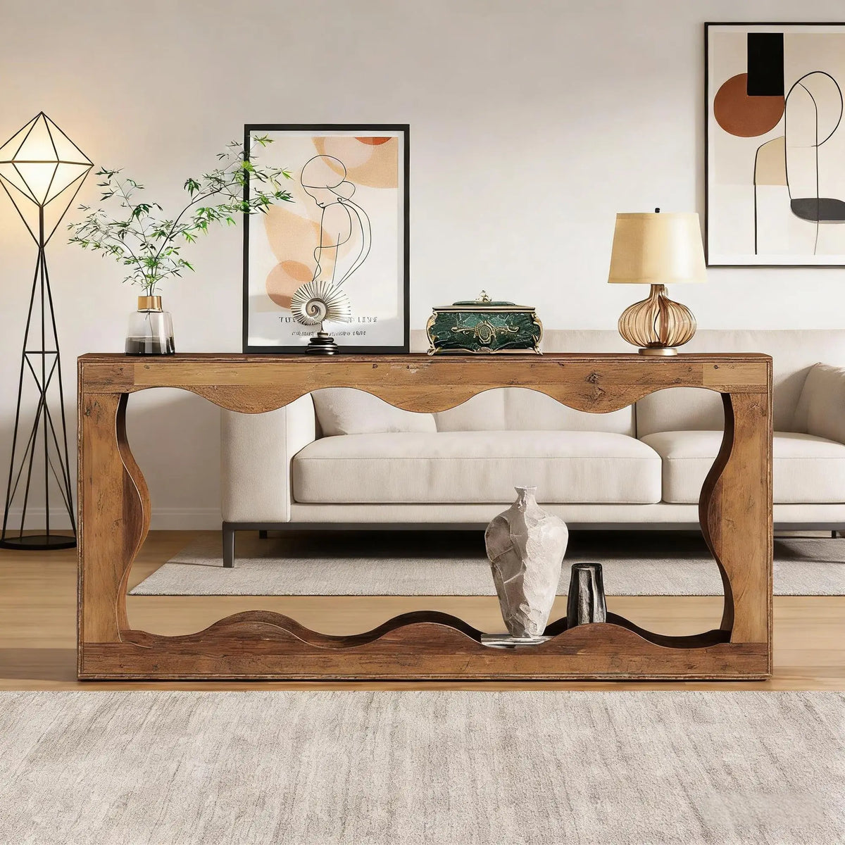 Onde Wave Console Table