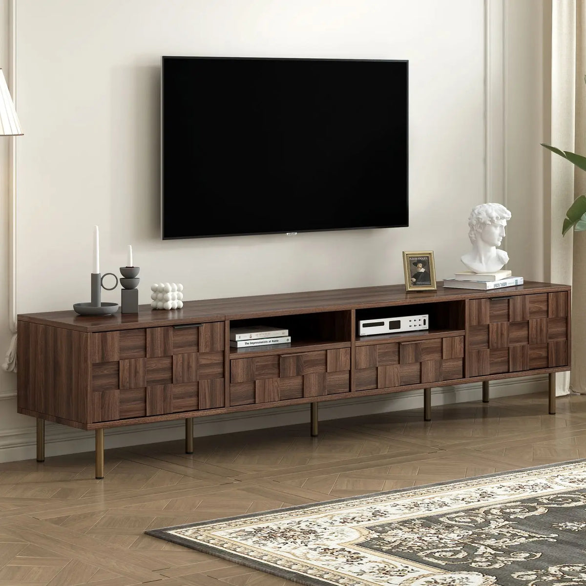 Midcentury Walnut TV Console