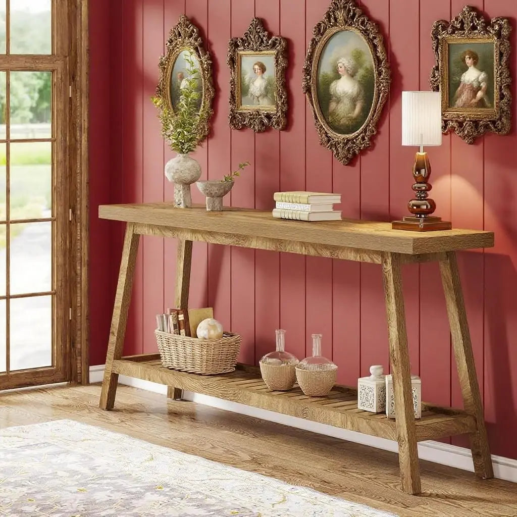 Haven Light-Wood Console Table