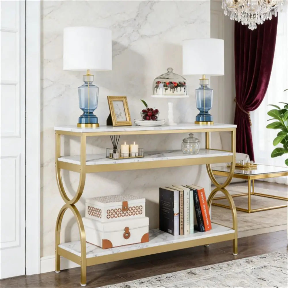 Aurelia Tiered Console Table