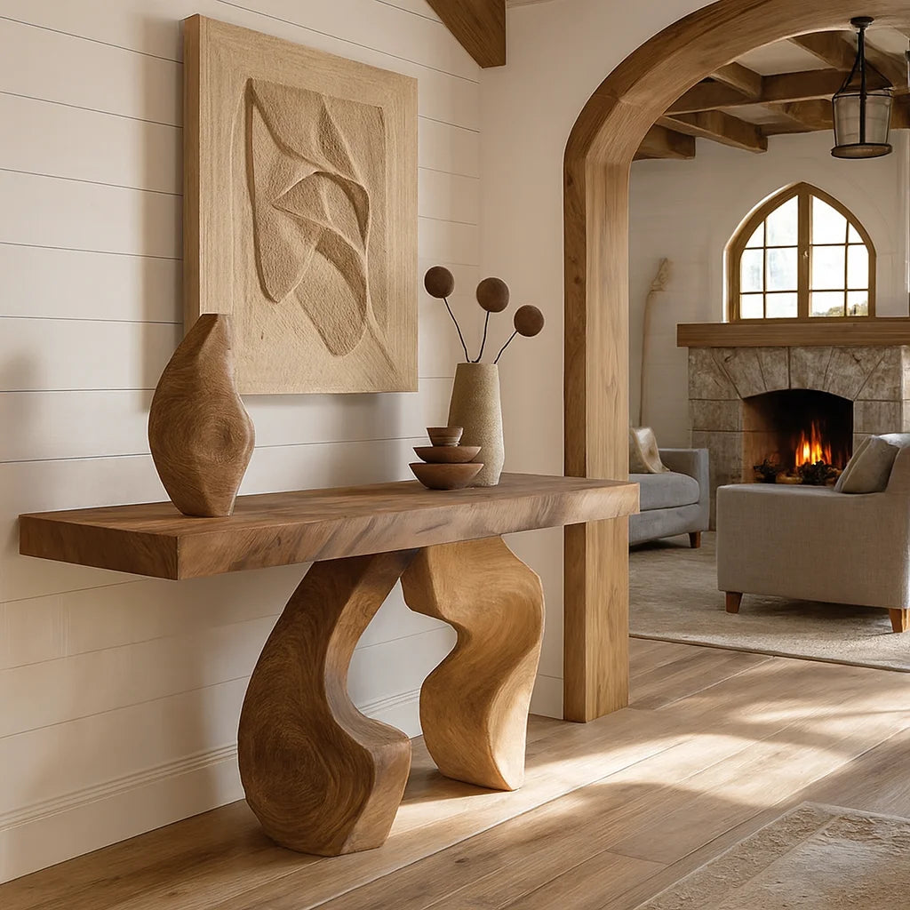 Sorelle Sculpted Console Table