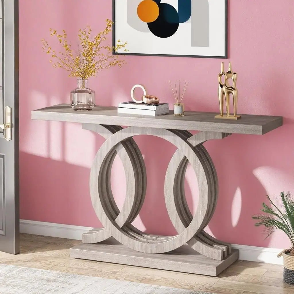 Celene Sculpted Console Table