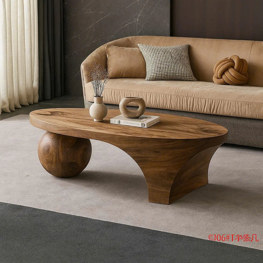 Vietnam Supplier Modern Sculptural Live Edge Wood Coffee Table Handmade Natural Wood Eco-Friendly Furniture Decor