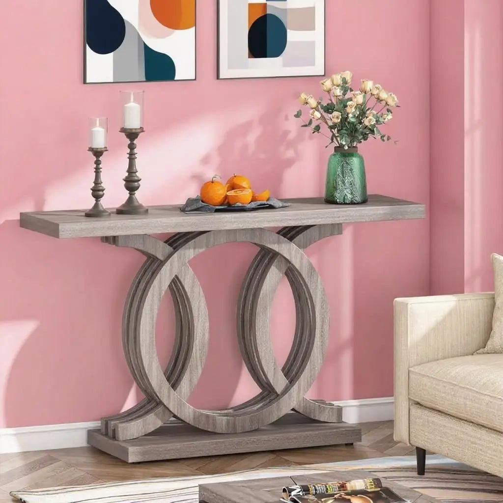 Celene Sculpted Console Table