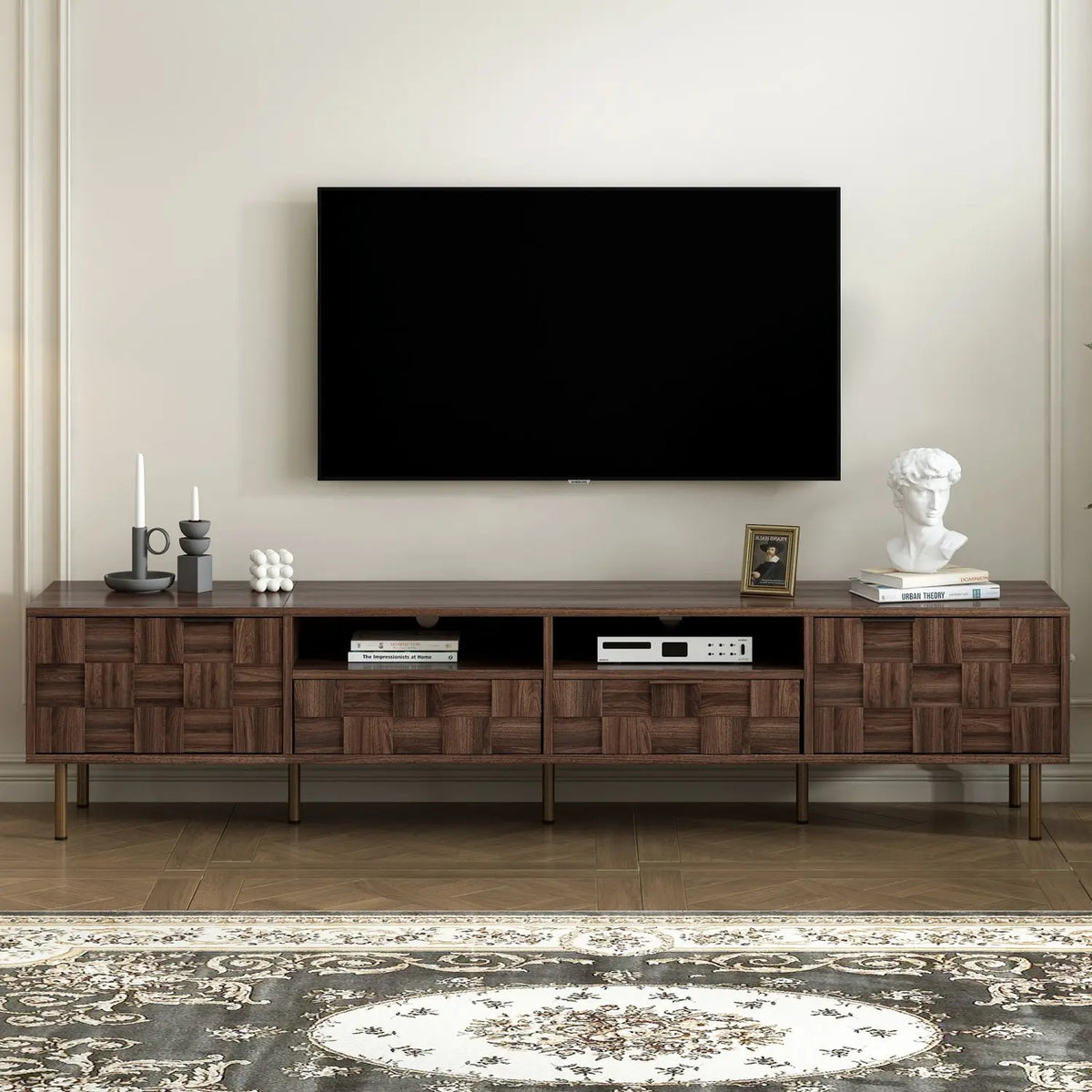 Midcentury Walnut TV Console