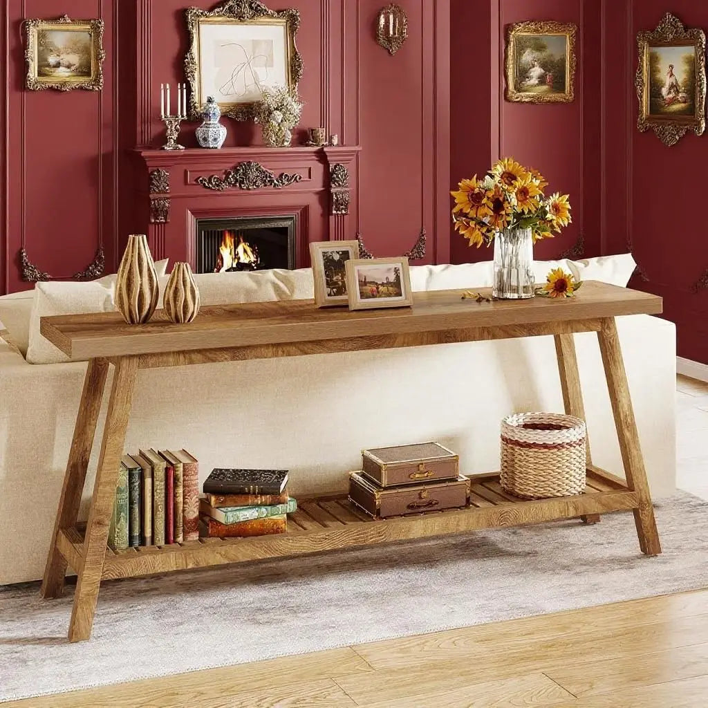Haven Light-Wood Console Table