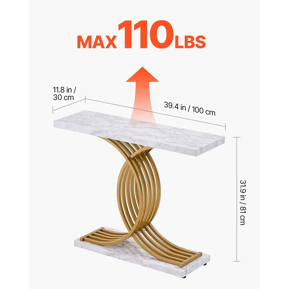 Aurelia Slim Console Table