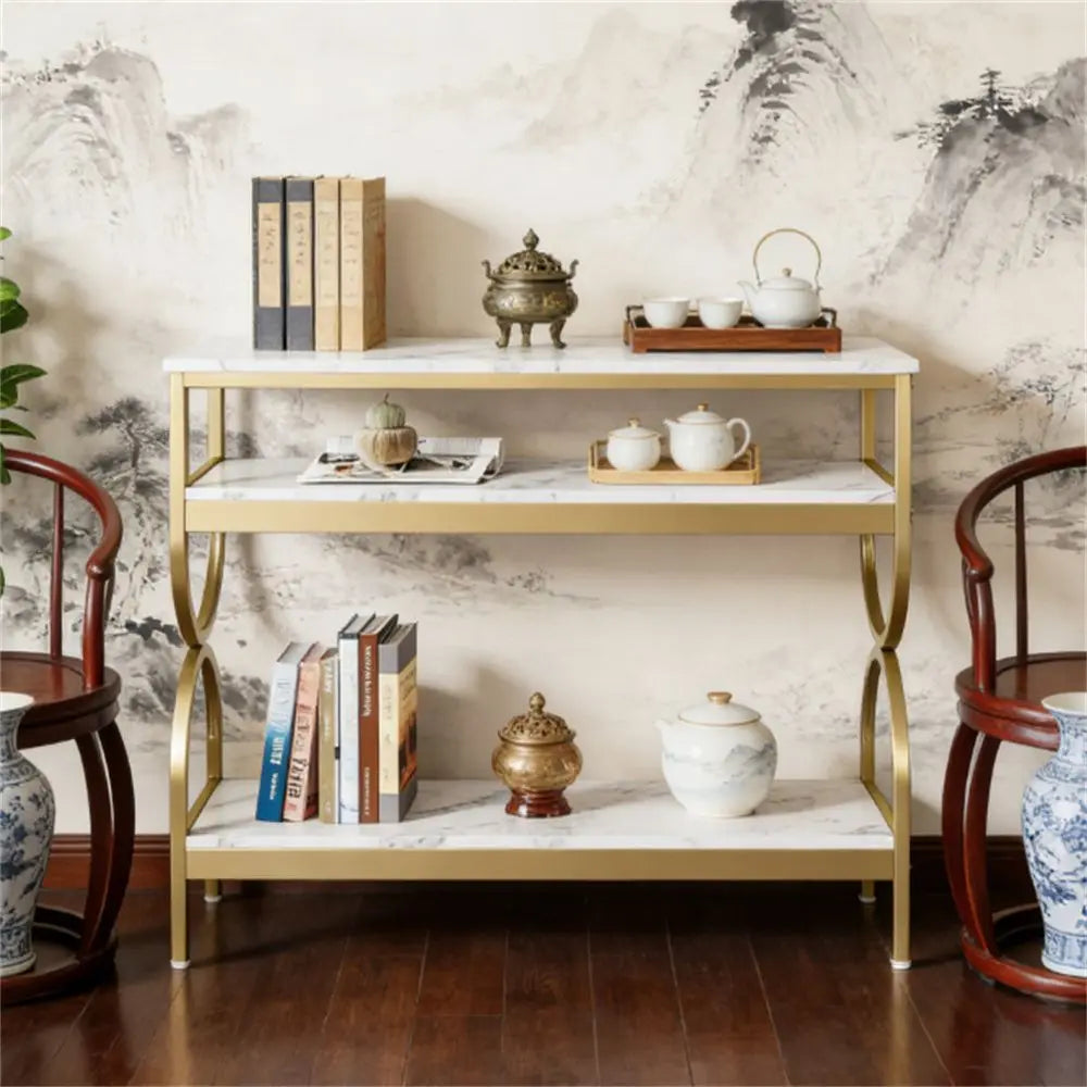 Aurelia Tiered Console Table