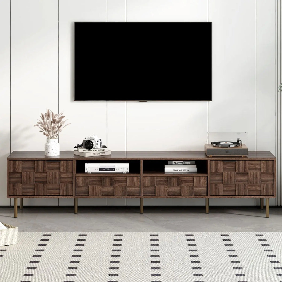 Midcentury Walnut TV Console
