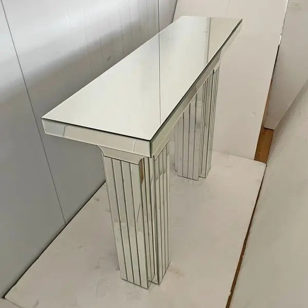 Lucienne Stepped Mirror Console Table