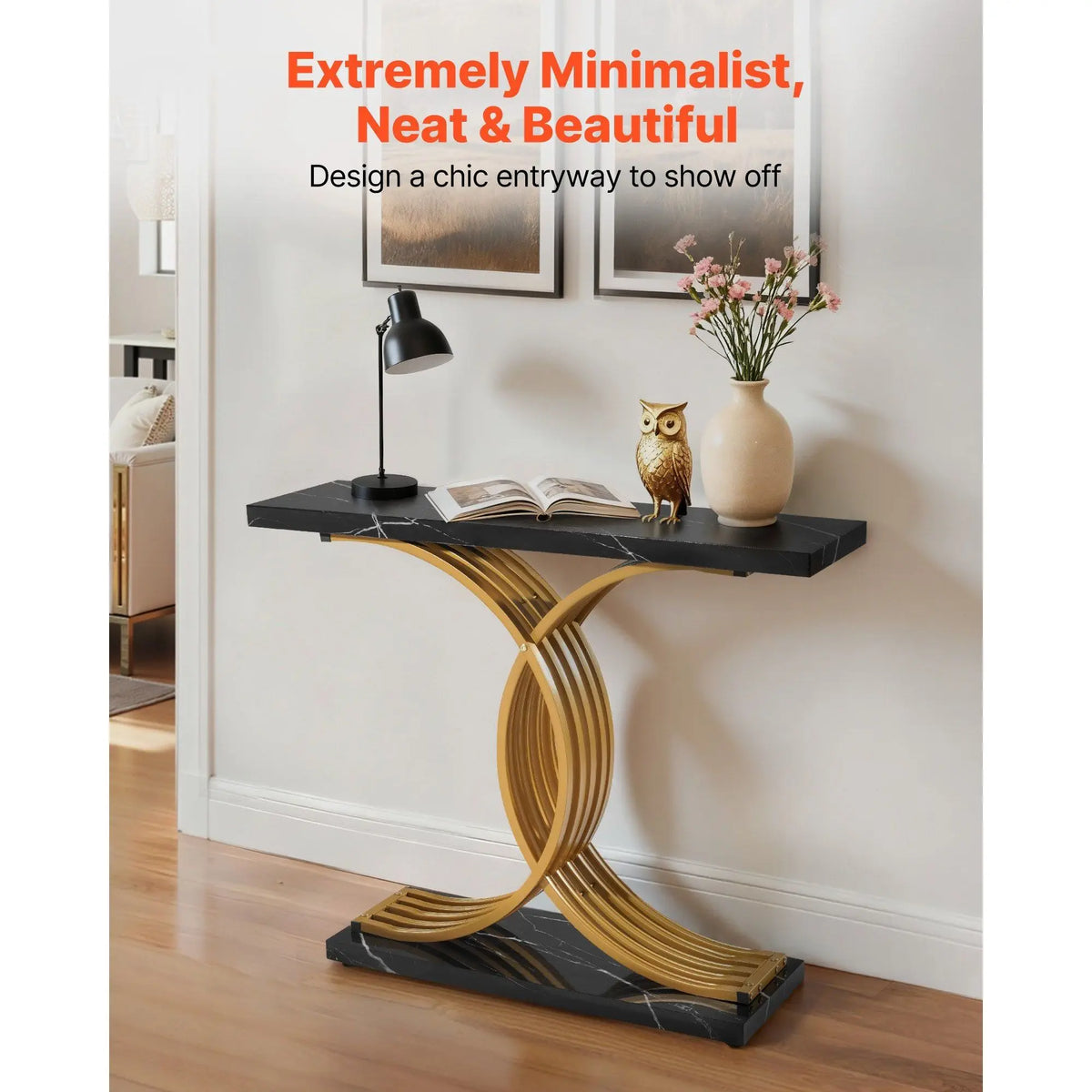 Aurelia Contrast Console Table