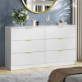 Plinth Fluted Six-Drawer Dresser