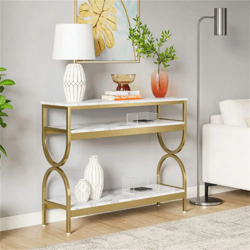 Aurelia Tiered Console Table