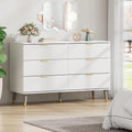 Tapered Leg Fluted Six-Drawer Dresser