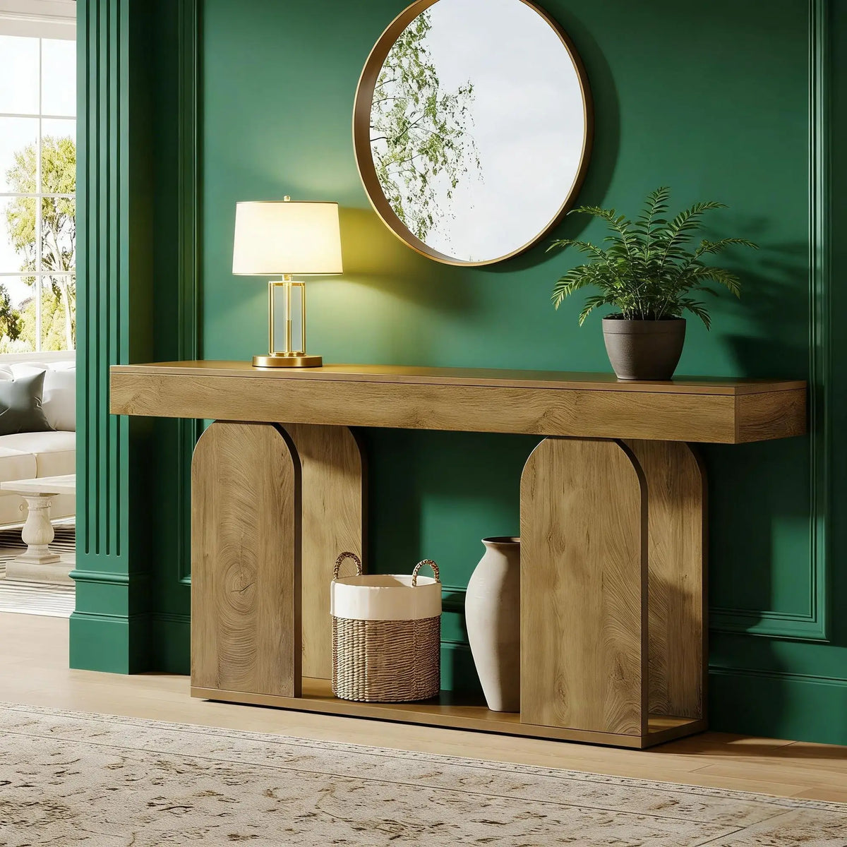 Alder Natural Console Table