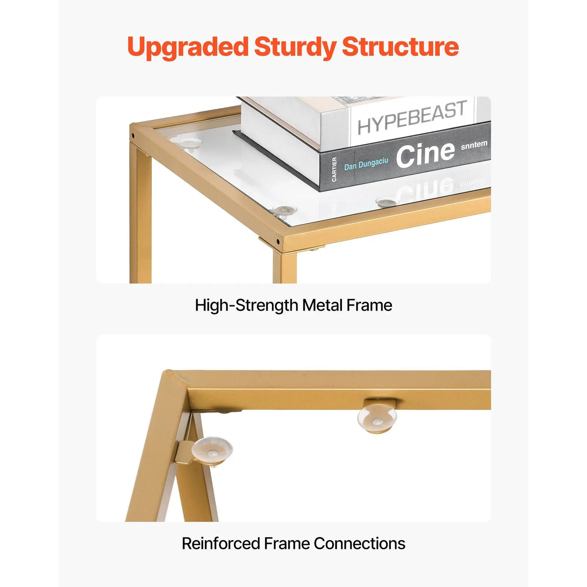 Aurelia Glass Console Table