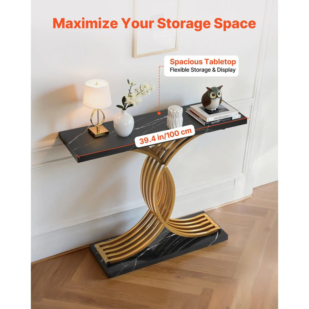 Aurelia Contrast Console Table